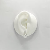 Brinco Liso Lap Ponto de Luz 5mm Redondo