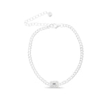Pulseira Lisa Lap Grumet 3mm Retangular