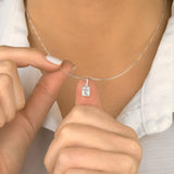 Colar pingente zircônia cristal