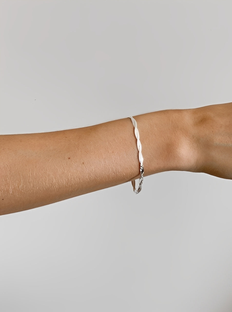 Pulseira Malha Trançada