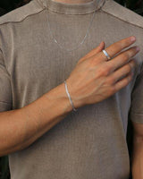 Pulseira corrente grumet flat 3.8 21cm