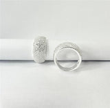 Anel Liso Lap Cravejado