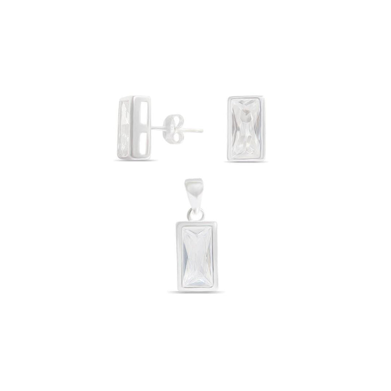 Conjunto Liso Lap Ponto de Luz Retangular