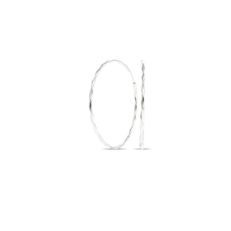 Argola Lisa Redonda Aro Torcido