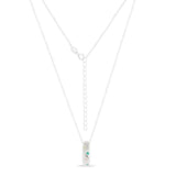 Colar Liso Lap Círculo com Pedras