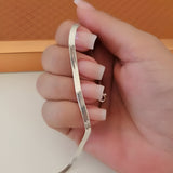 Pulseira Lisa Laminada 3mm