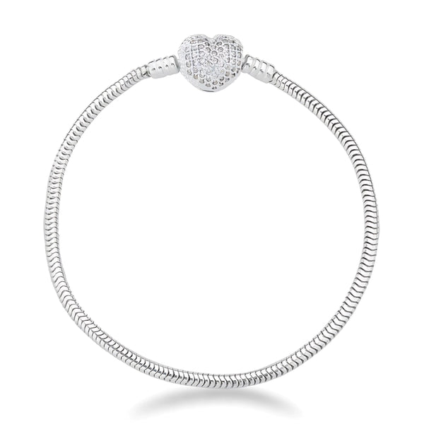 Pulseira Coração Cravejado