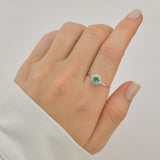 Anel Solitário Redondo Turmalina