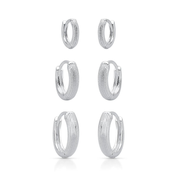 Brinco Argola Trabalhado 3mm