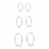 Kit de Argolas Redondo Fio 2,0cm Redondo