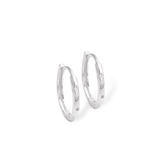 Brinco Prata Argola Lisa Trabalhada G