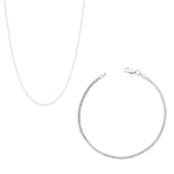 Kit Corrente Lisa Veneziana e Pulseira Veneziana