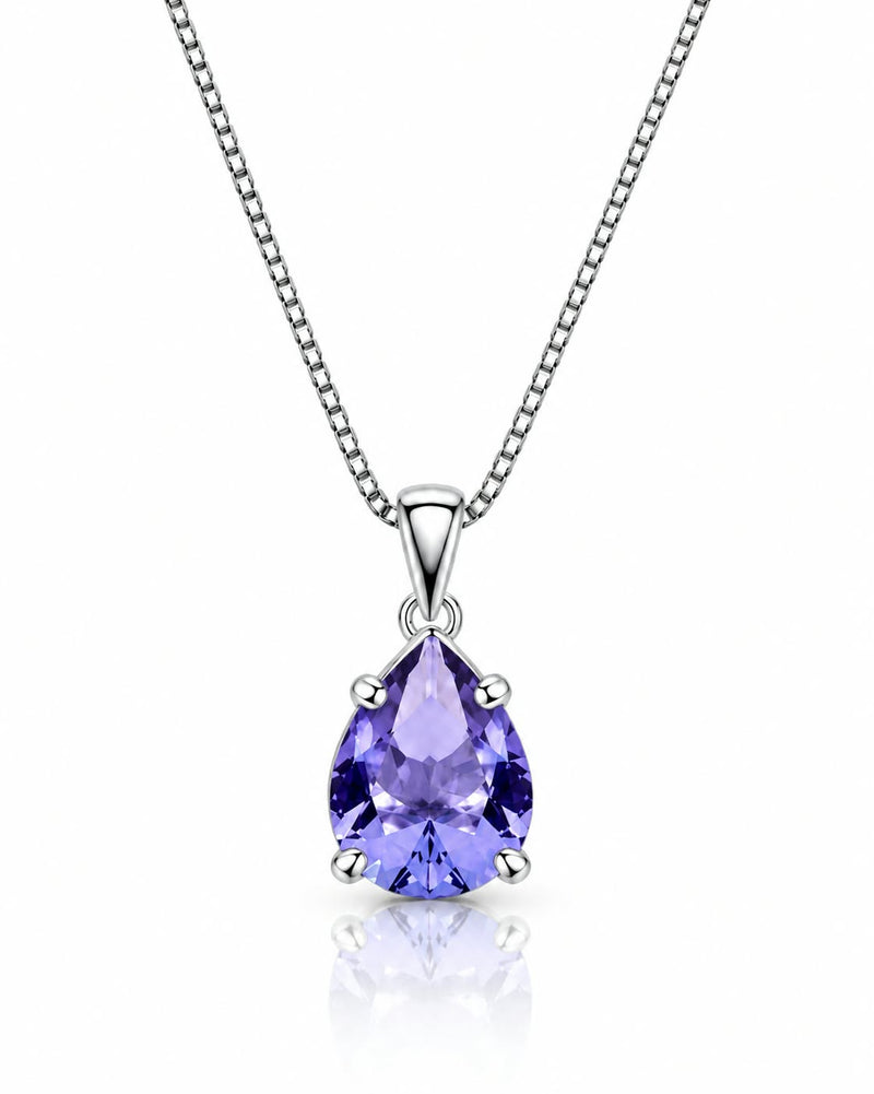 Colar Zircõnia Roxo