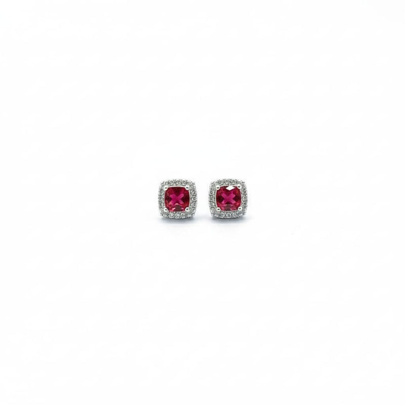 Brinco Liso Lap Quadrado 9mm