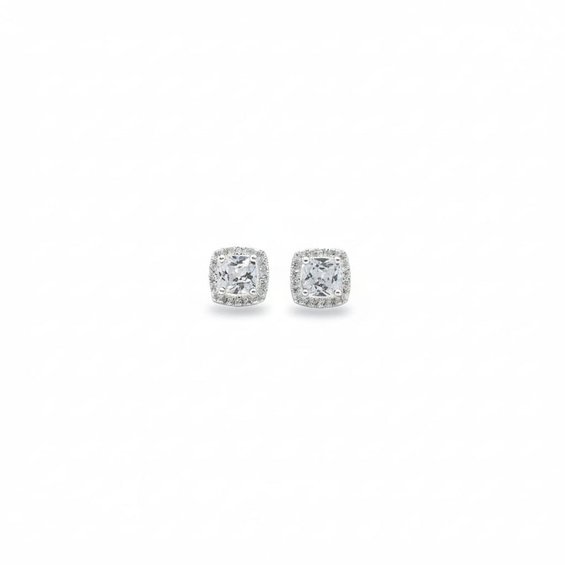 Brinco Liso Lap Quadrado 9mm