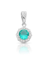 Pingente Ponto de Luz Turmalina Cravejado