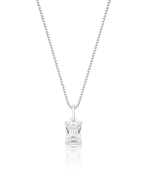 Colar pingente zircônia cristal