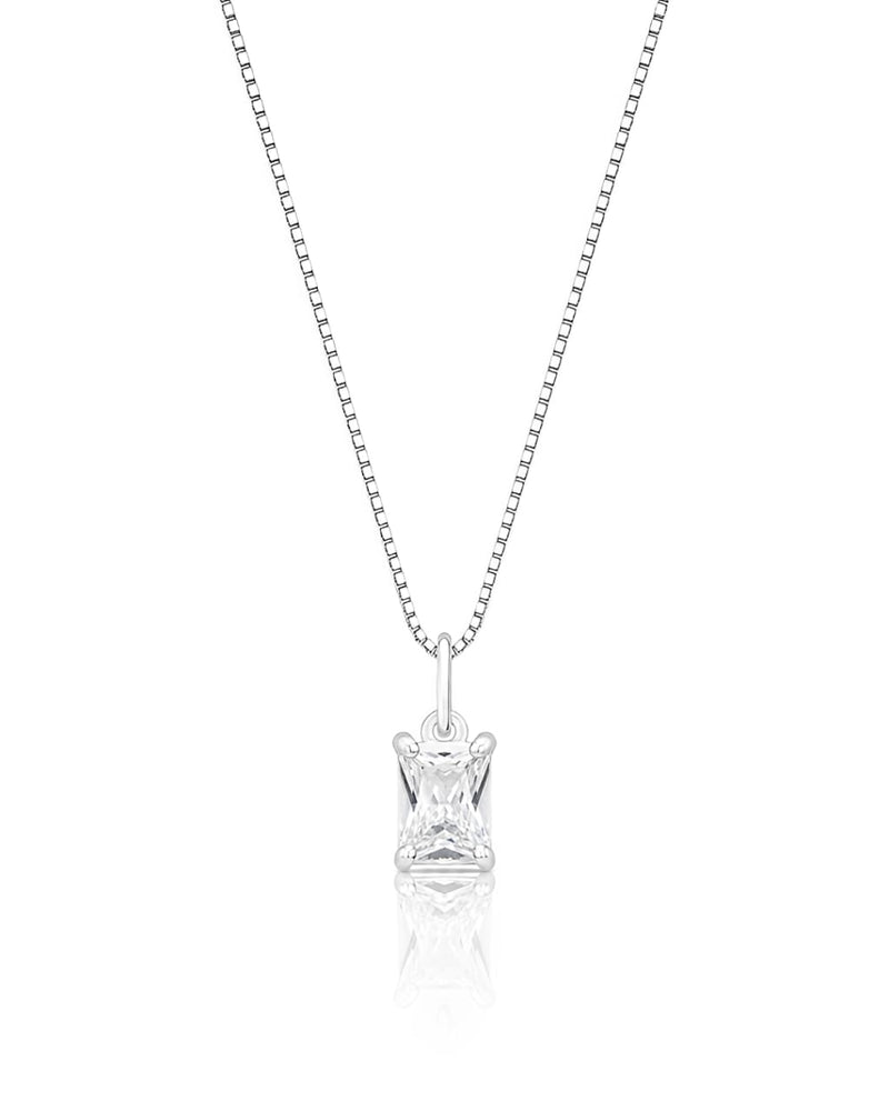 Colar pingente zircônia cristal