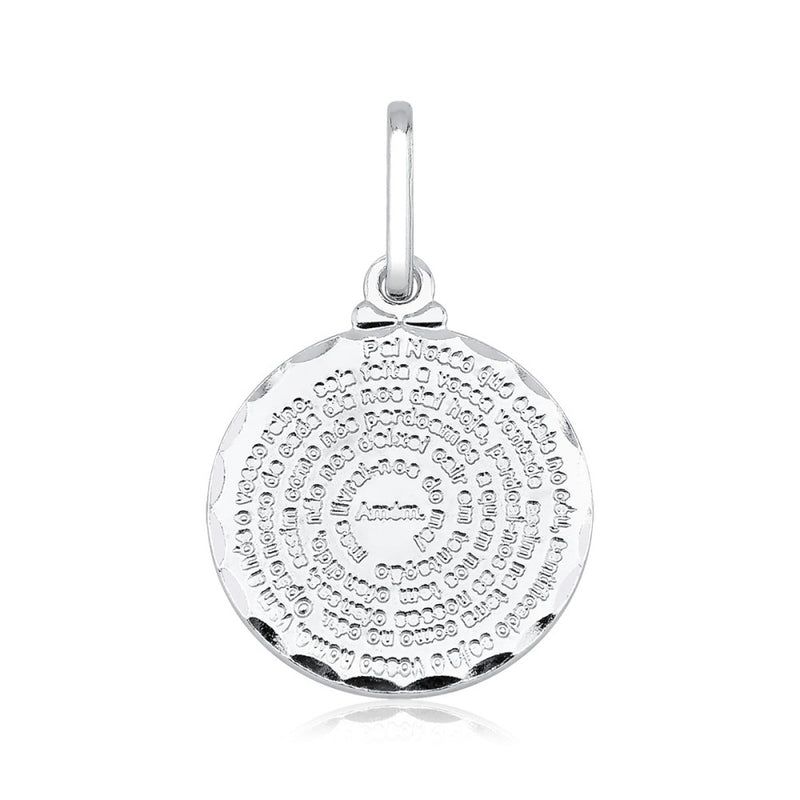 Pingente medalha Ave Maria