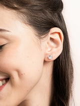 Brinco Zircônia Redonda Unissex