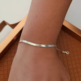 Pulseira Lisa Laminada 3mm