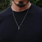 Pingente zircônia onix
