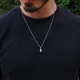 Colar pingente zircônia cristal