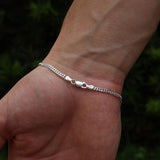 Pulseira Lisa Elo Grumet 3mm