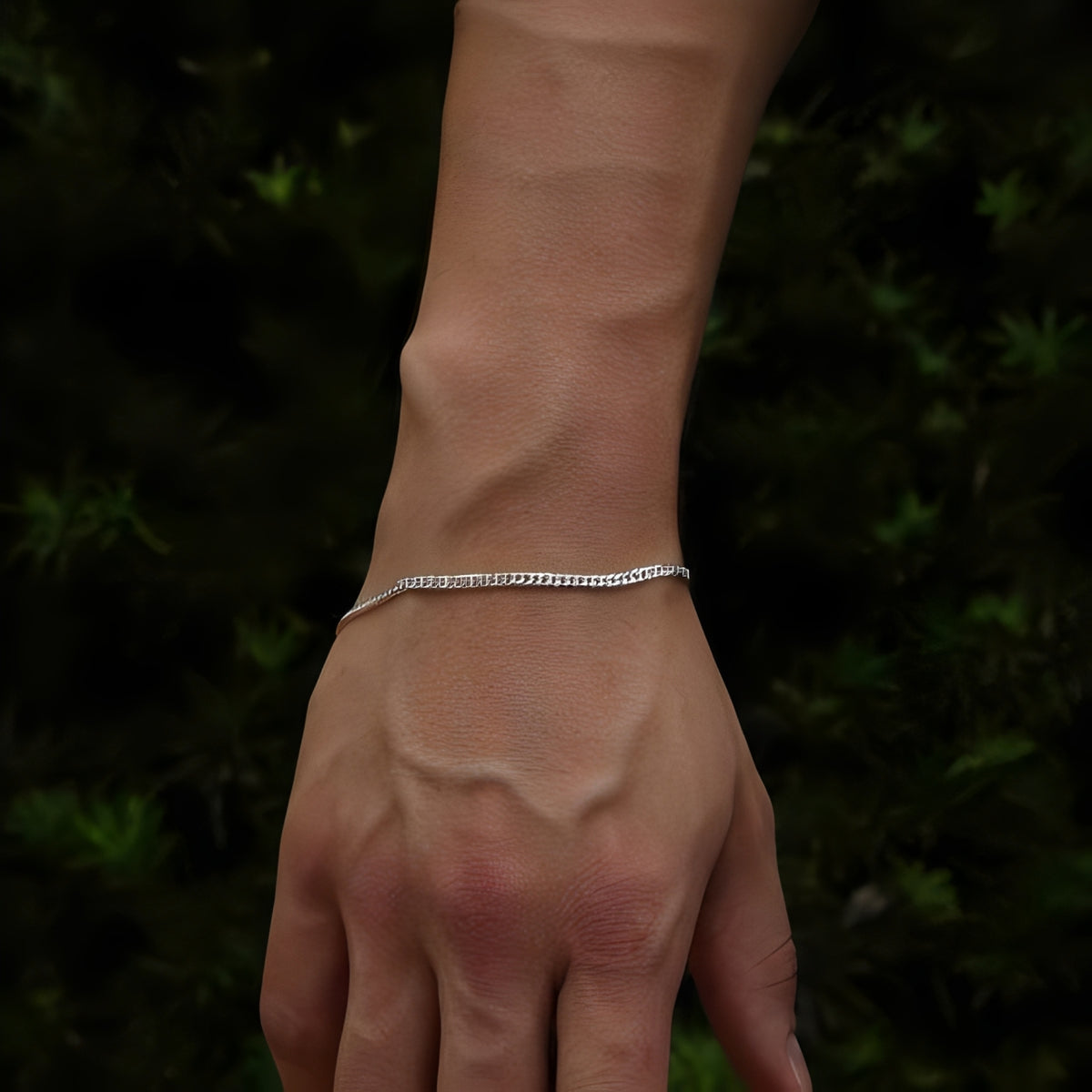 Pulseira Lisa Elo Grumet 3mm