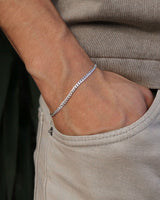 Kit Colar zircônia Ônix e Pulseira Grumet 3MM