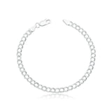 Pulseira Lisa Elo Grumet 4mm