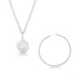 Kit Colar Pai Nosso e Pulseira Grumet Elo Duplo